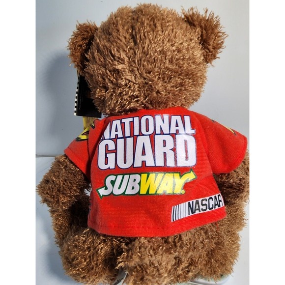 Subway National Guard Nascar Collector Bear Plush Greg Biffle With Tags - Picture 4 of 13